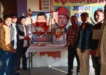 श्री फूल मालीयान समाज धर्मशाला छबड़ा में देश की प्रथम महिला शिक्षिका माता सावित्री फुले जी की 191 वीं जयंती मनाई