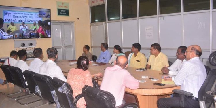 संभाग स्तरीय गांधी दर्शन प्रशिक्षण शिविर की तैयारी संबंधी वीसी आयोजित