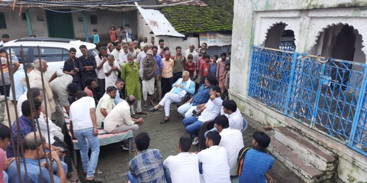 विधायक सिंघवी ने किया विधानसभा के बाढ़ प्रभावित क्षेत्रो का दौरा