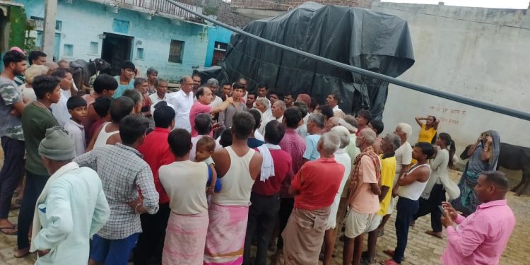 पूर्व विधायक राठौड़ ने किया बाढ़ प्रभावित  छिपा बडौद क्षेत्र  का दौरा