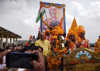 विधायक सिंघवी ने किया शोभायात्रा का स्वागत