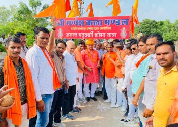 विधायक सिंघवी ने किया शोभायात्रा का स्वागत, किए झांकियों के दर्शन