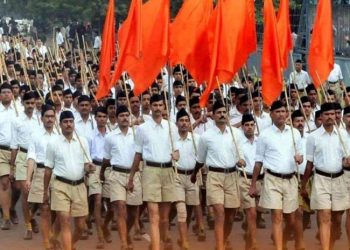 छबड़ा :-राष्ट्रीय स्वयंसेवक संघ के तत्वाधान में विराट पथ संचलन का आयोजन रविवार दोपहर 12:00 बजे सीनियर हायर सेकेंडरी विद्यालय के प्रांगण में सम्पत होगा