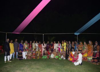 सैनफोर्ट वर्ल्ड स्कूल में मनाया डांडिया महोत्सव