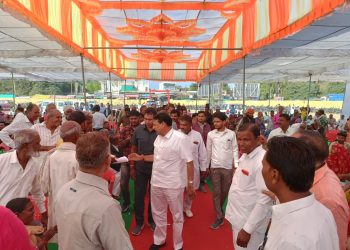 अंता एवं सीसवाली शिविर में नोनेरा बांध प्रभावितों को मंत्री प्रमोद जैन भाया ने बांटे करोडो रूपए की राषि के 2397 चैक