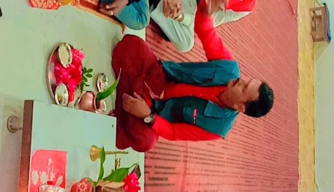 लक्ष्य प्राप्ति यज्ञ का आयोजन संपन्न  हवन करने से मनुष्य जीवन में सकारात्मक ऊर्जा का संचार होता है :-पंडित सुनील भारद्वाज