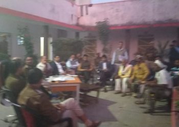 छबड़ा में किसान प्रतिनिधि मंडल से प्रशासन की वार्ता हुई  नहीं बनी सहमति आश्वासन के बाद भी जारी रहेगा धरना