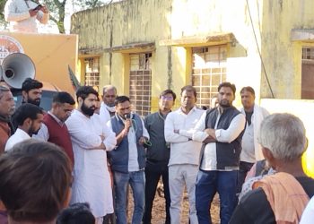 आज भाजपा देहात मण्डल सेमली छबड़ा की ग्राम पँचायत चांचौड़ा व बाहरी में निकली जन आक्रोश यात्रा।