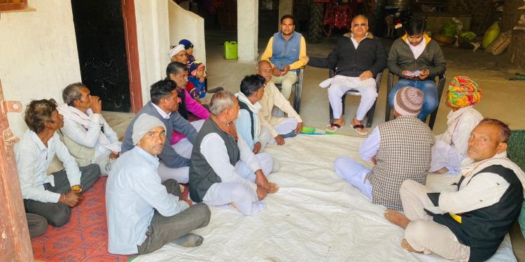 विधायक सिंघवी ने किया क्षेत्र का दौरा, सुने अभाव अभियोग