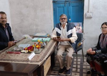 ब्लॉक रैंकिंग को लेकर सीबीईओ मीणा ने ली ऑनलाइन वीसी।