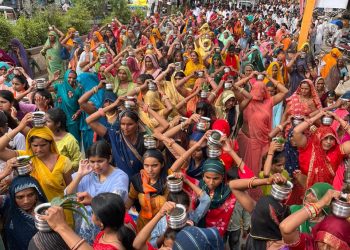 छबड़ा में भगवान देवनारायण जयंती पर निकली भव्य शोभायात्रा में उमडा जन सैलाब।