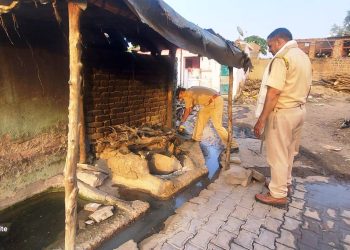 नाजायज हथकड़ शराब बरामद, 4200 लीटर मौके पर की नष्ट