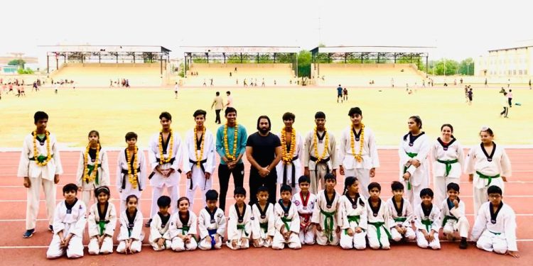 हर्षित शर्मा व अल्फ़ेज़ ने स्कूल स्टेट ताइक्वांडो चैंपियनशिप में जीता स्वर्ण पदक