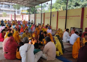 छबड़ा 23 अक्टूबर गायत्री परिवार ट्रस्ट द्वारा चल रहे गायत्री मंदिर पर अखंड जब की पूर्णाहुति पंच कुंडीय गायत्री महायज्ञ के साथ-साथ नवरात्रा का समापन