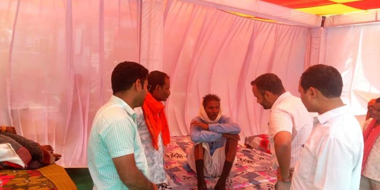 जिला कलक्टर ने रात्रि विश्राम स्थल का निरीक्षण कर लिया जायजा