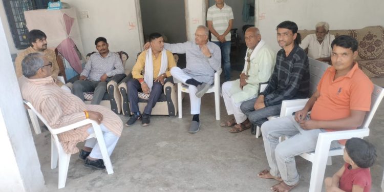 विधायक सिंघवी ने सुने आमजन के अभाव अभियोग,  शोक संतृप्त परिवारो को बंधाया ढ़ाढस